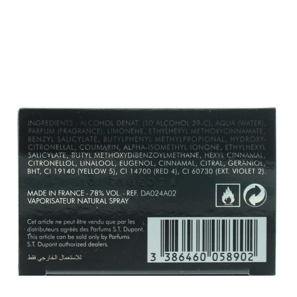 S. T. Dupont So Dupont Pour Homme Eau de Toilette 50ml
