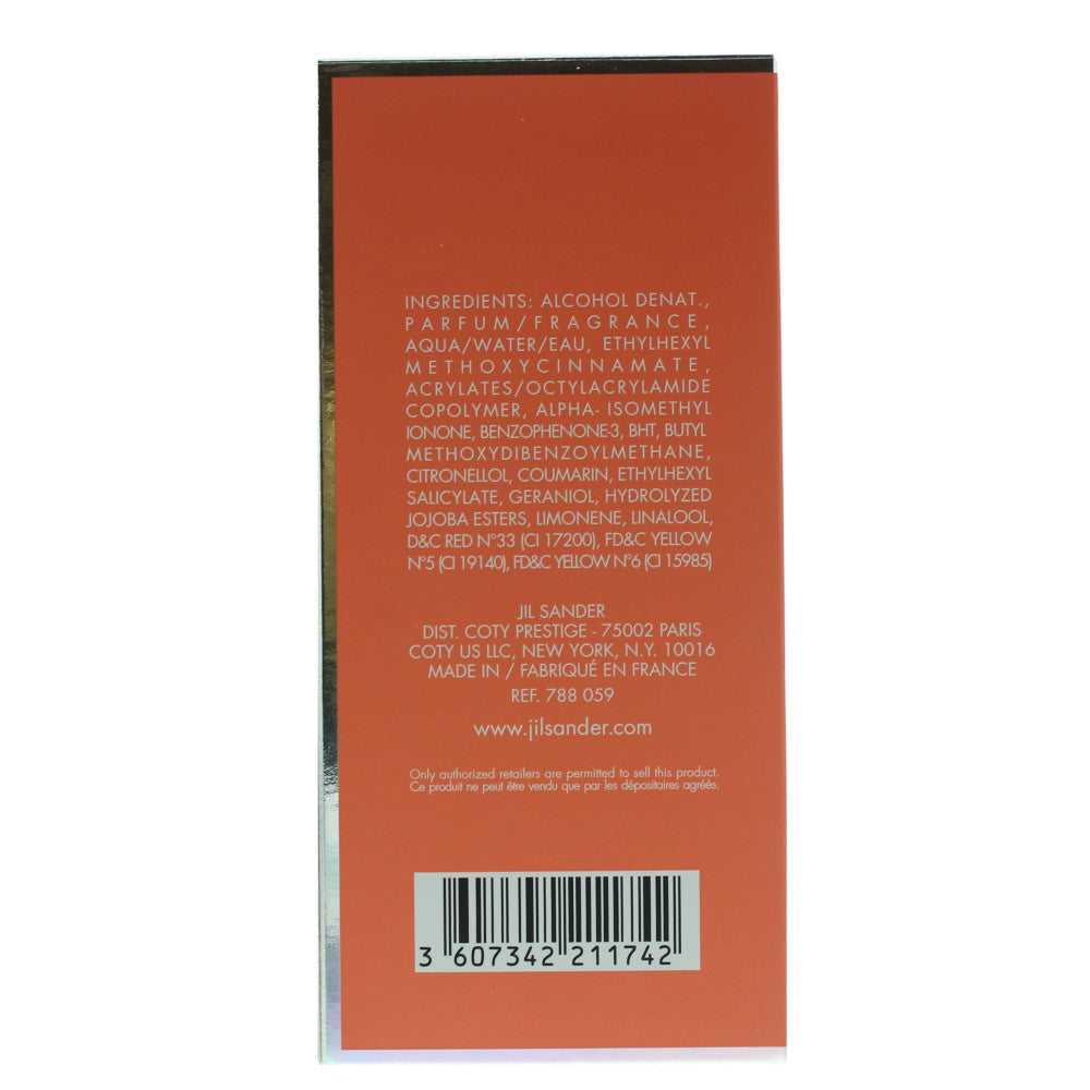 Jil Sander Eve Eau de Toilette 50ml - Ingredients