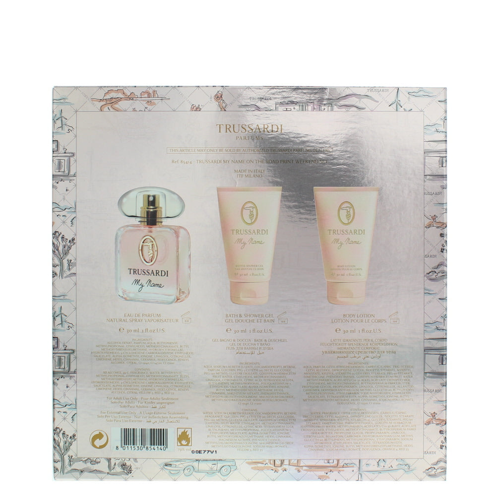 Trussardi My Name Eau de Toilette 3 Pieces Gift Set