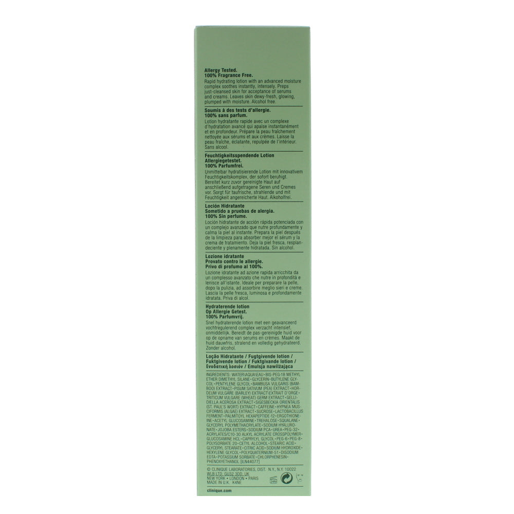 Clinique Moisture Surge Hydrating Lotion 200ml - Ingredients