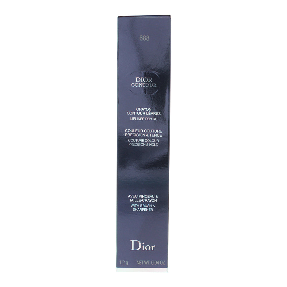 Dior Dior Contour Lipliner With Brush & Sharpener 688 Diorette Lip Pencil 1.2g - Box