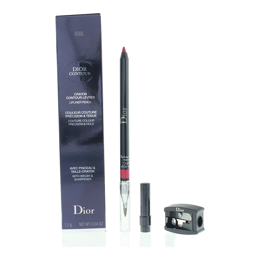 Dior Dior Contour Lipliner With Brush & Sharpener 688 Diorette Lip Pencil 1.2g