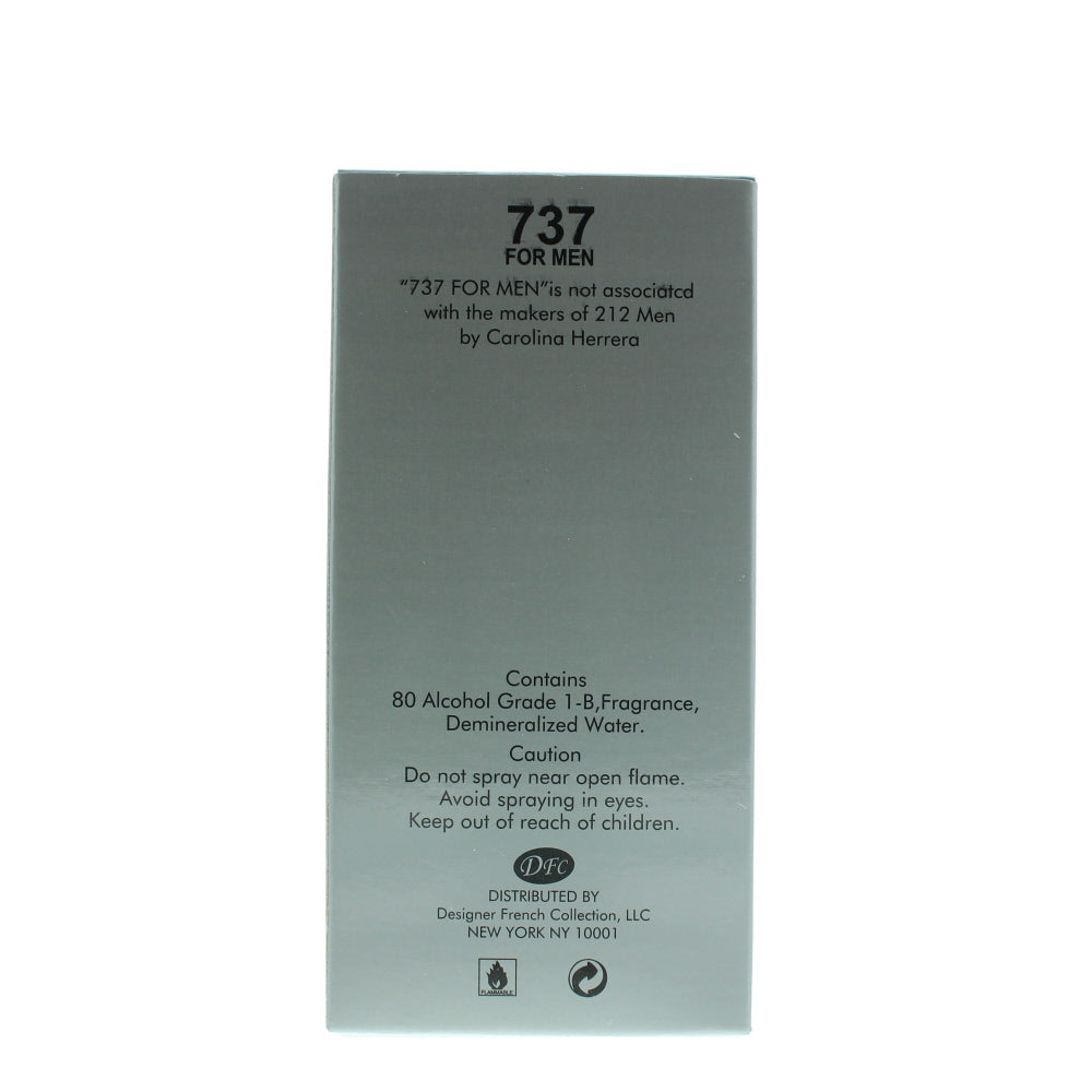 Designer French Collection 737 For Men Eau de Toilette 100ml