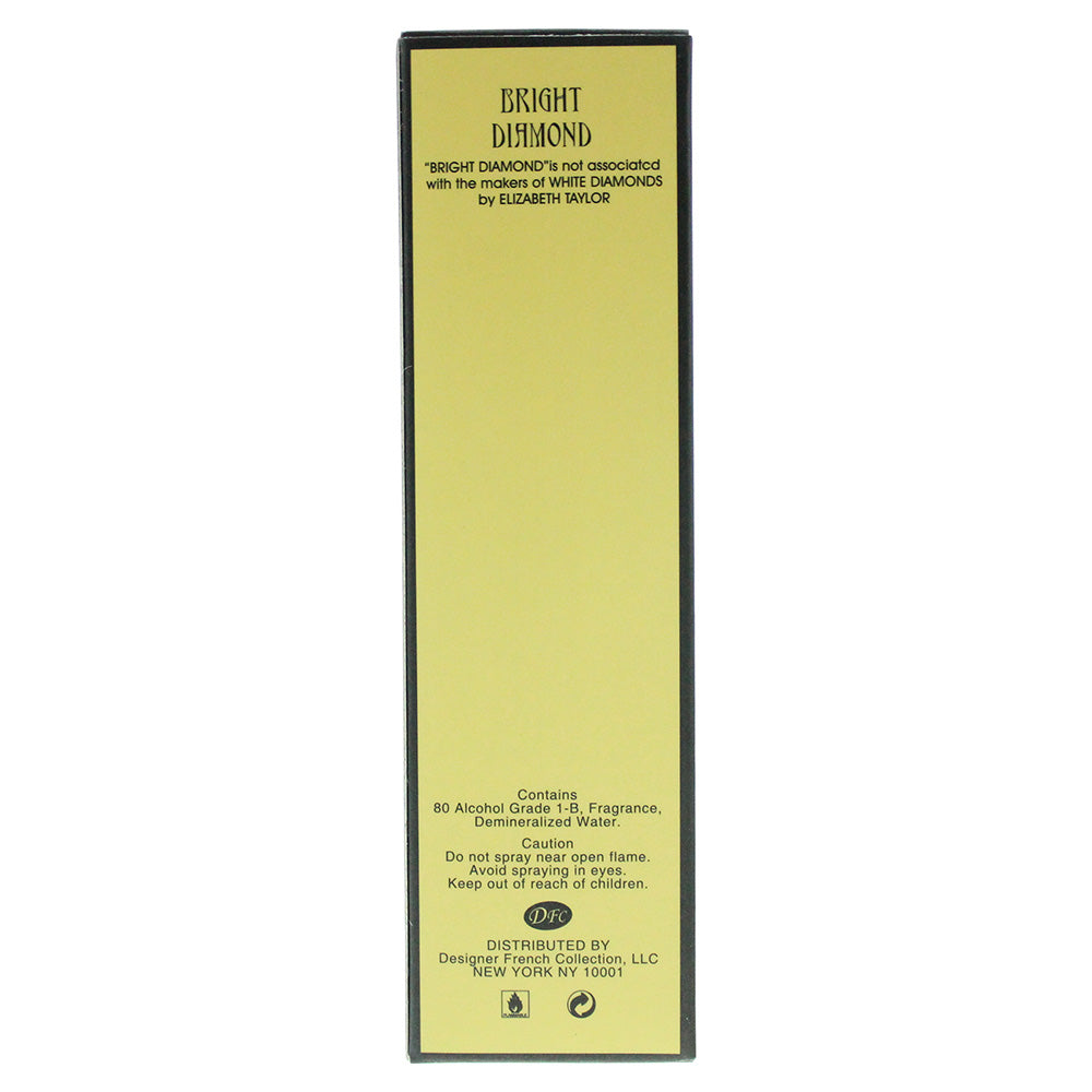 Designer French Collection Bright Diamond Eau de Parfum 100ml - Ingredients