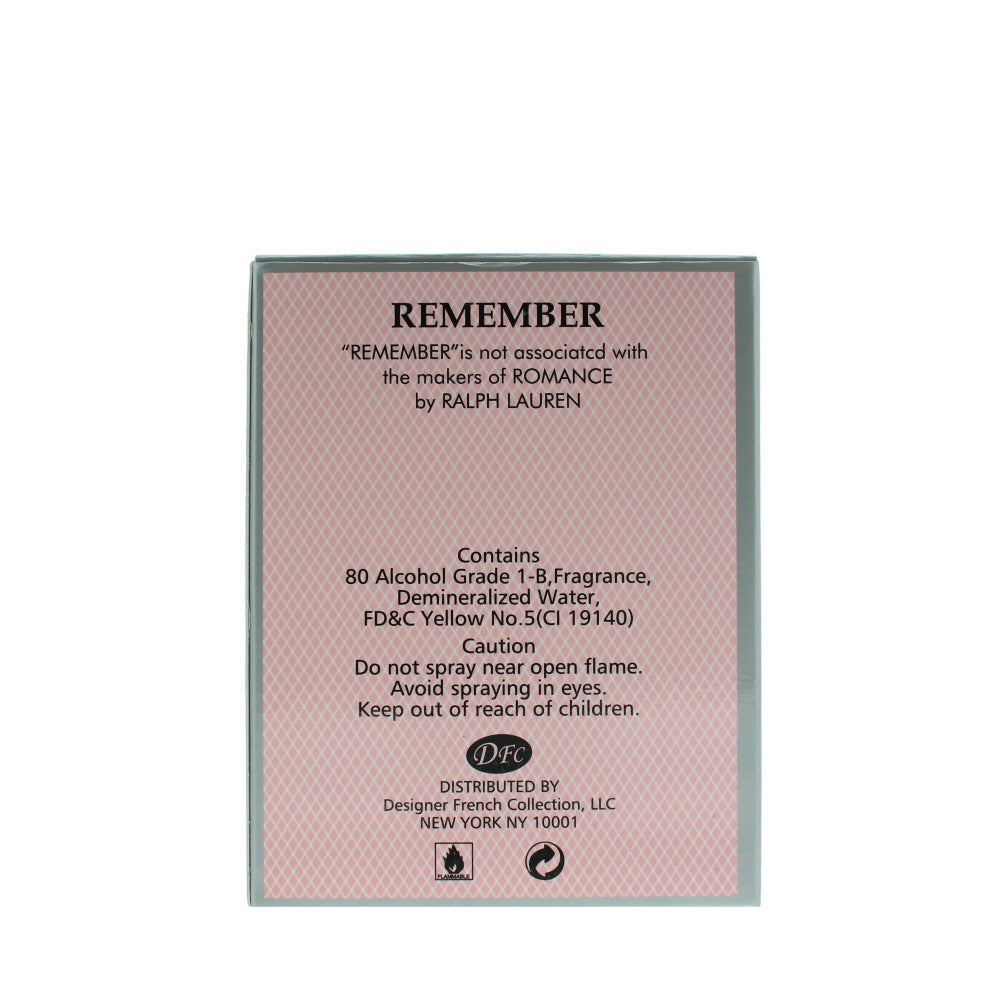 Designer French Collection Happy Days Eau de Parfum 100ml - Ingredients