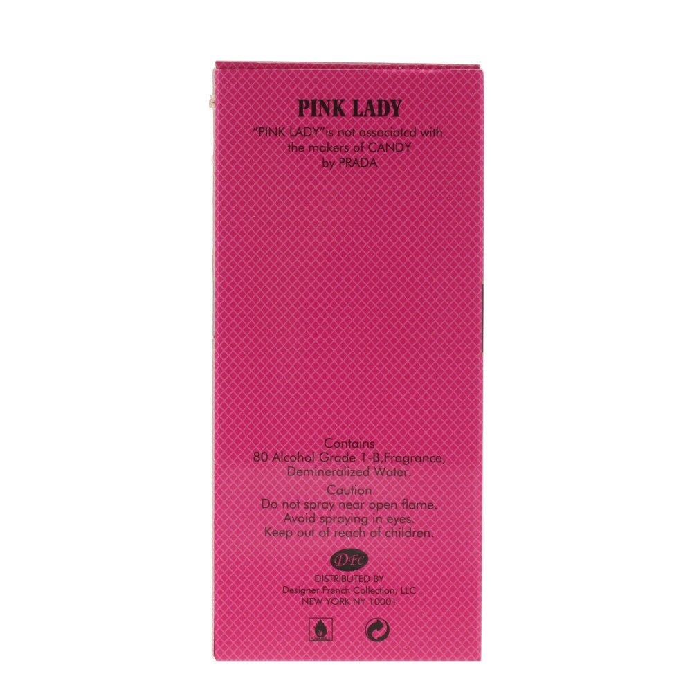 Designer French Collection Pink Lady Eau de Parfum 100ml - Ingredients