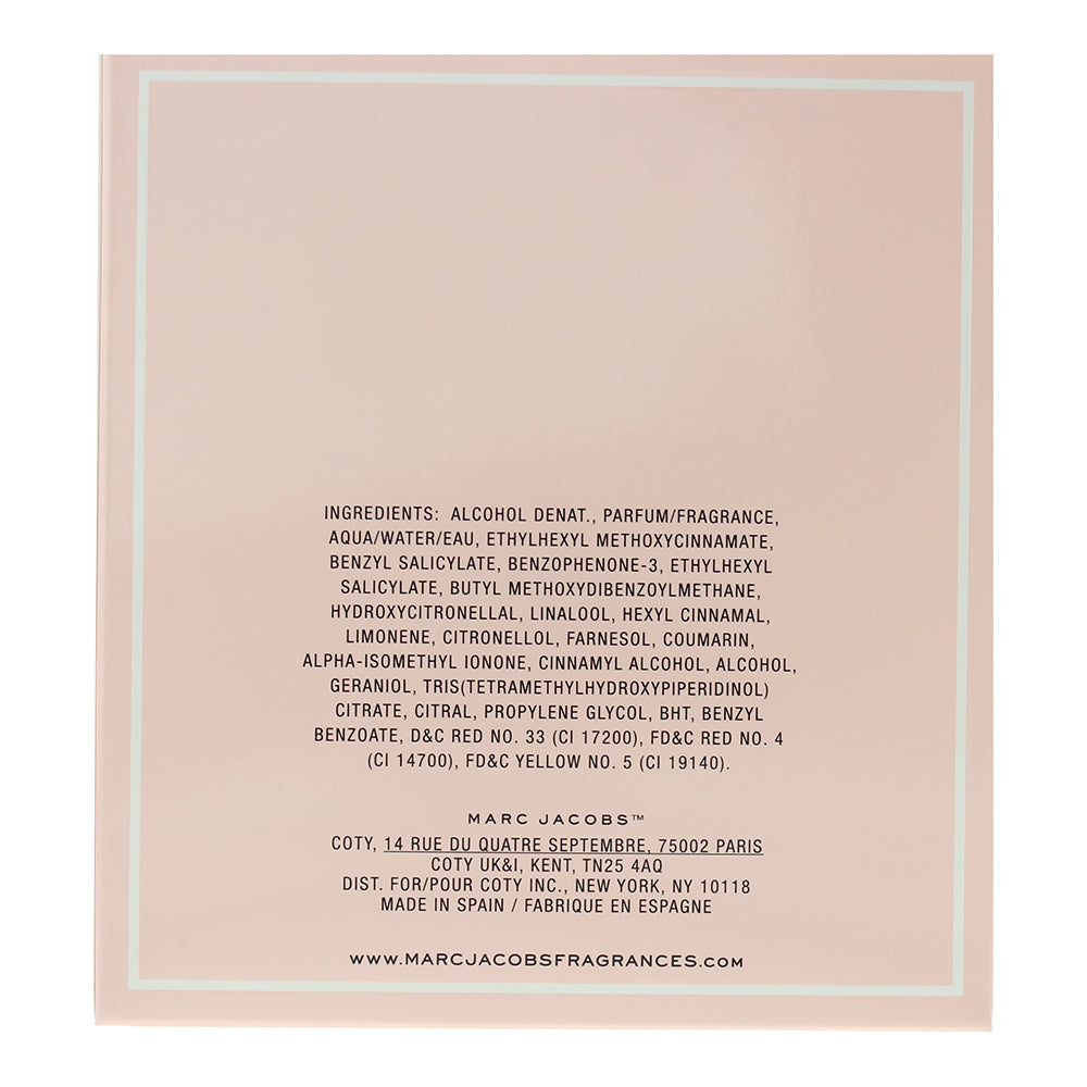 Marc Jacobs Daisy Love Eau So Sweet Eau de Toilette 50ml - Ingredients