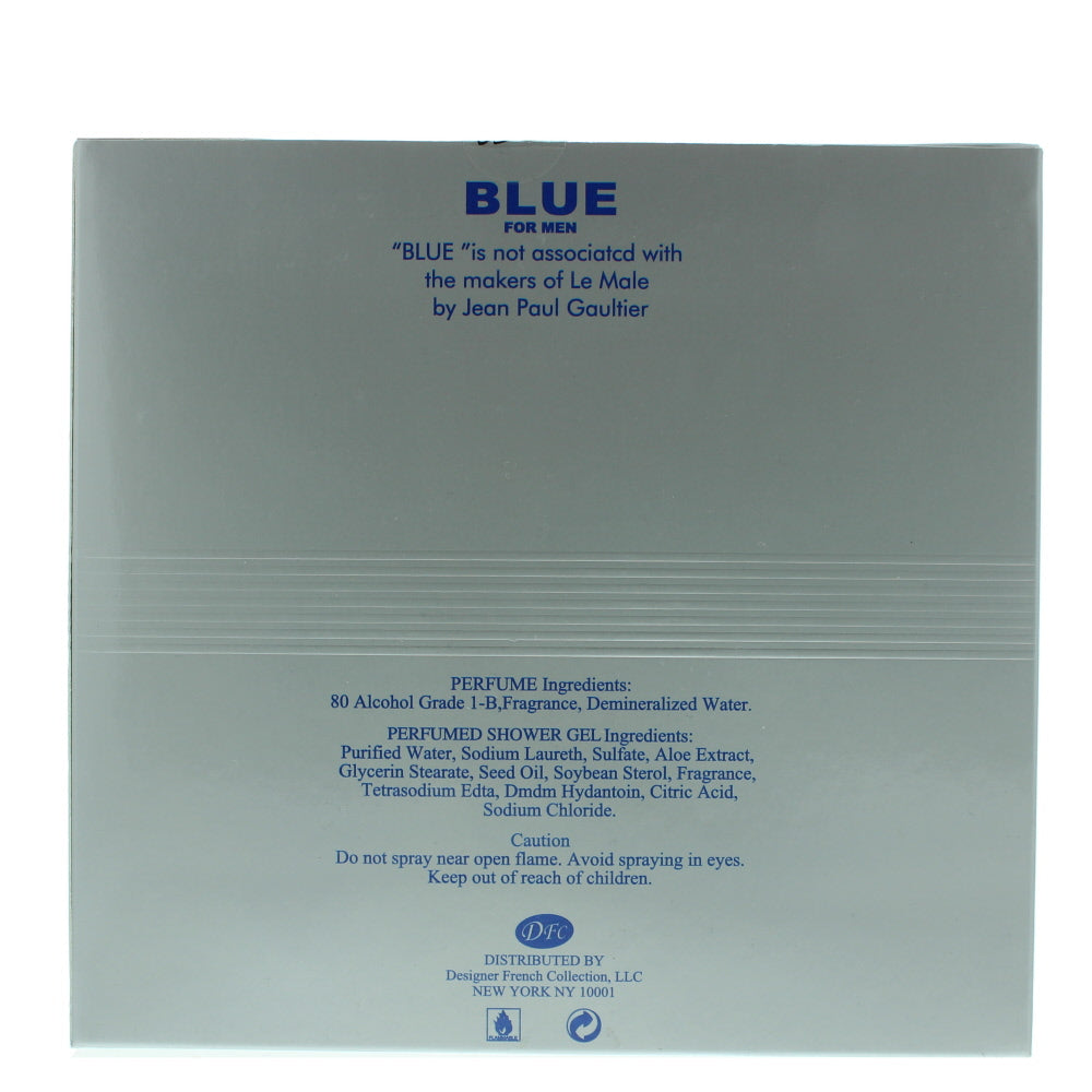 Designer French Collection Blue For Men Eau de Toilette 2 Pieces Gift Set