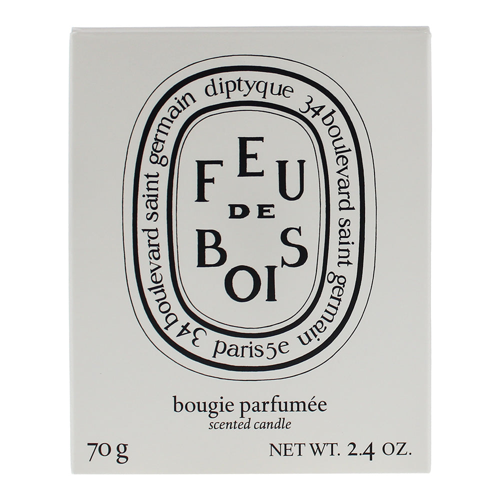 Diptyque Feu De Bois Scented Candle 70g - Box