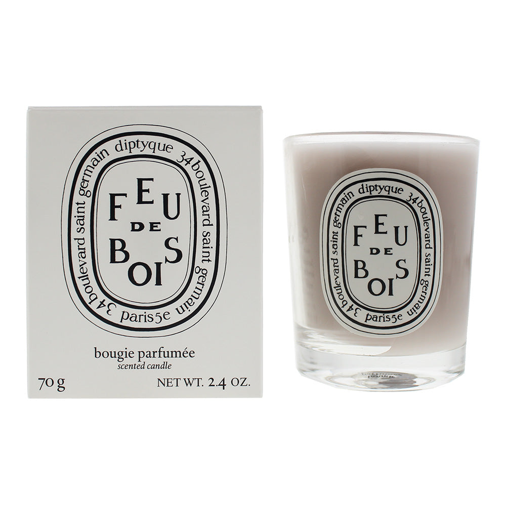 Diptyque Feu De Bois Scented Mini Candle 70g
