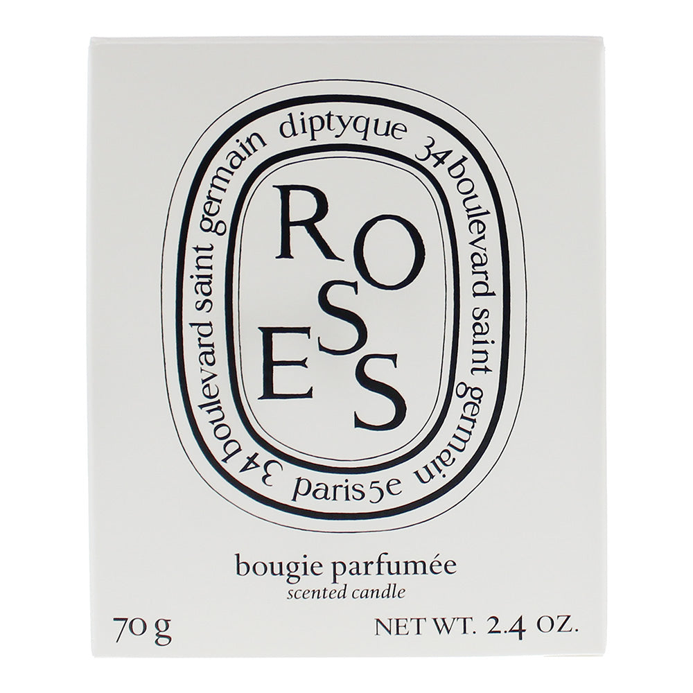 Diptyque Roses Scented Candle 70g - Box