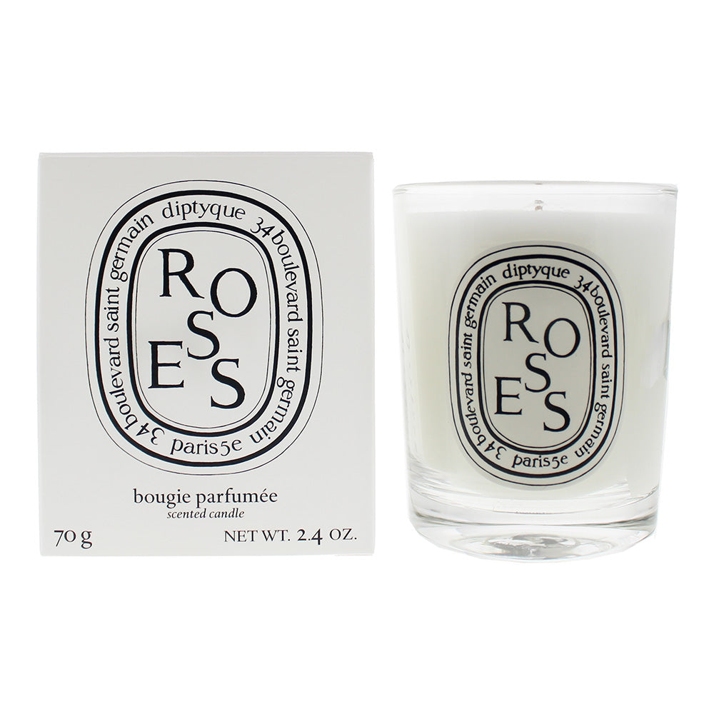 Diptyque Roses Scented Candle 70g