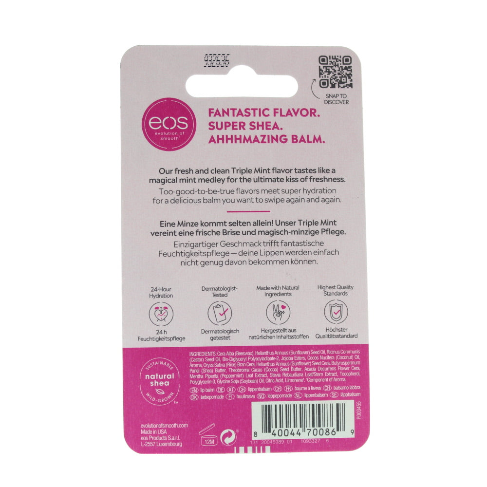 Eos Triple Mint Super Soft Shea Lip Balm 7g