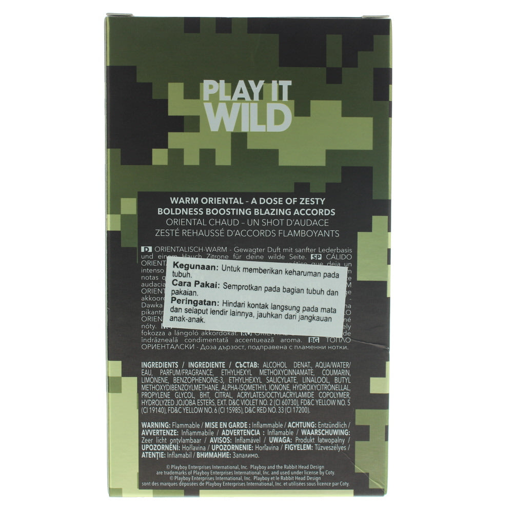 Playboy Play It Wild Eau de Toilette 100ml