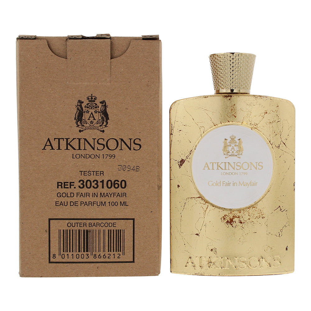Atkinsons Gold Fair In Mayfair Tester Eau de Parfum 100ml