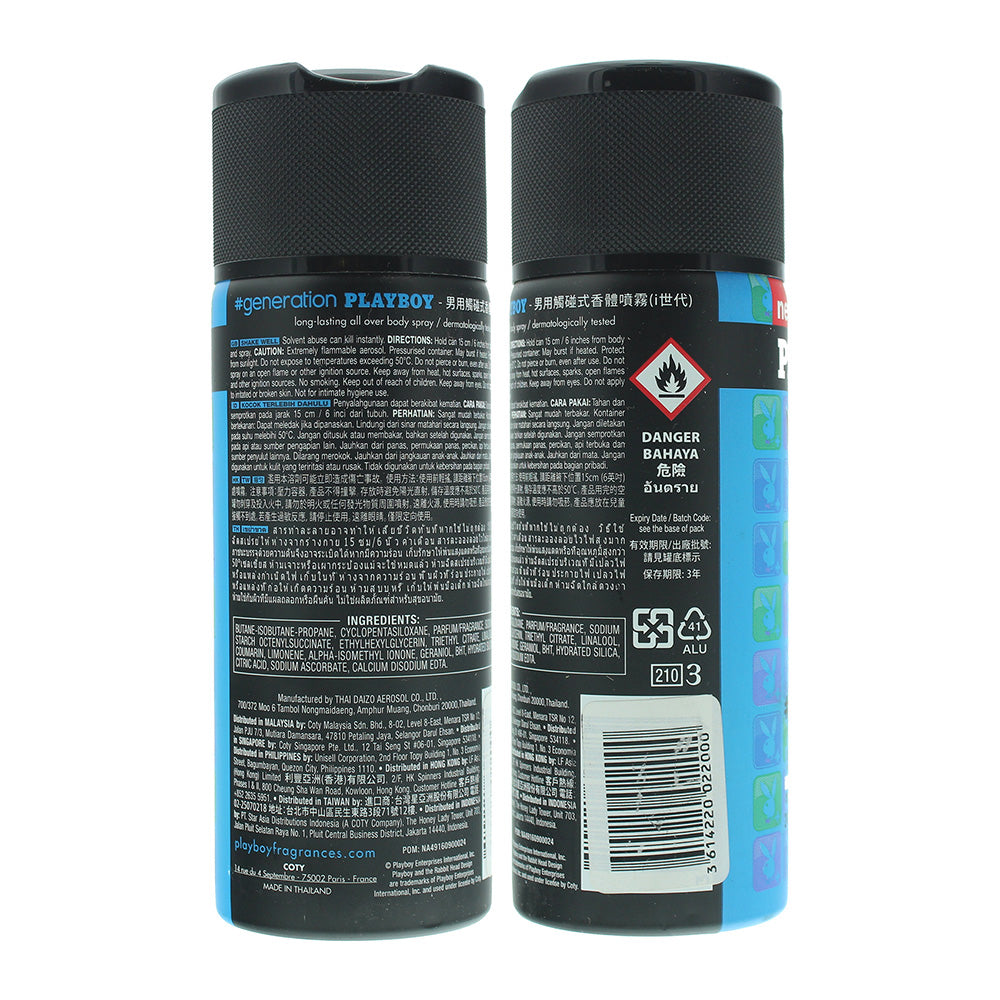 Playboy Generation Deodorant Spray 150ml