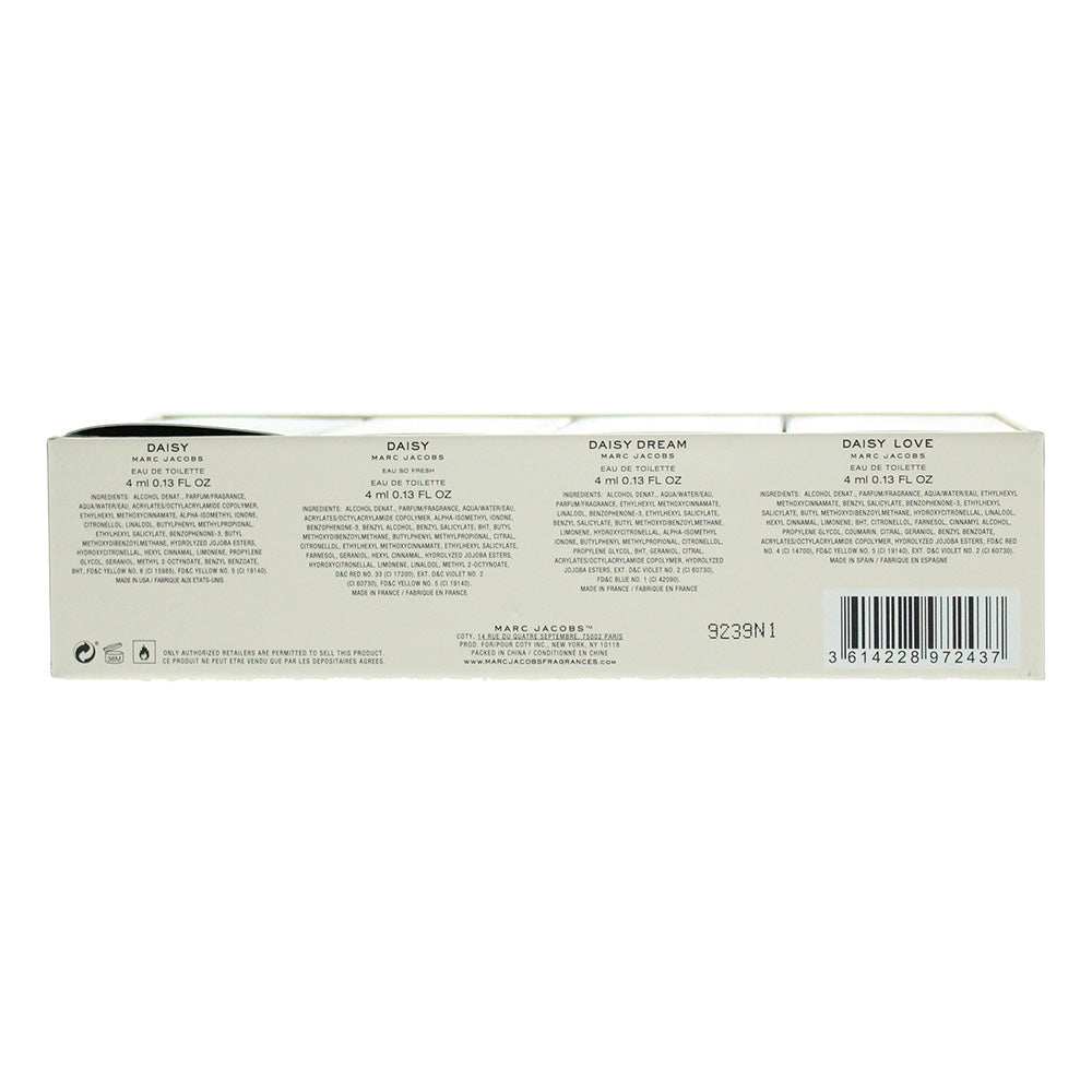 Marc Jacobs Miniatures 4 Pieces Gift Set