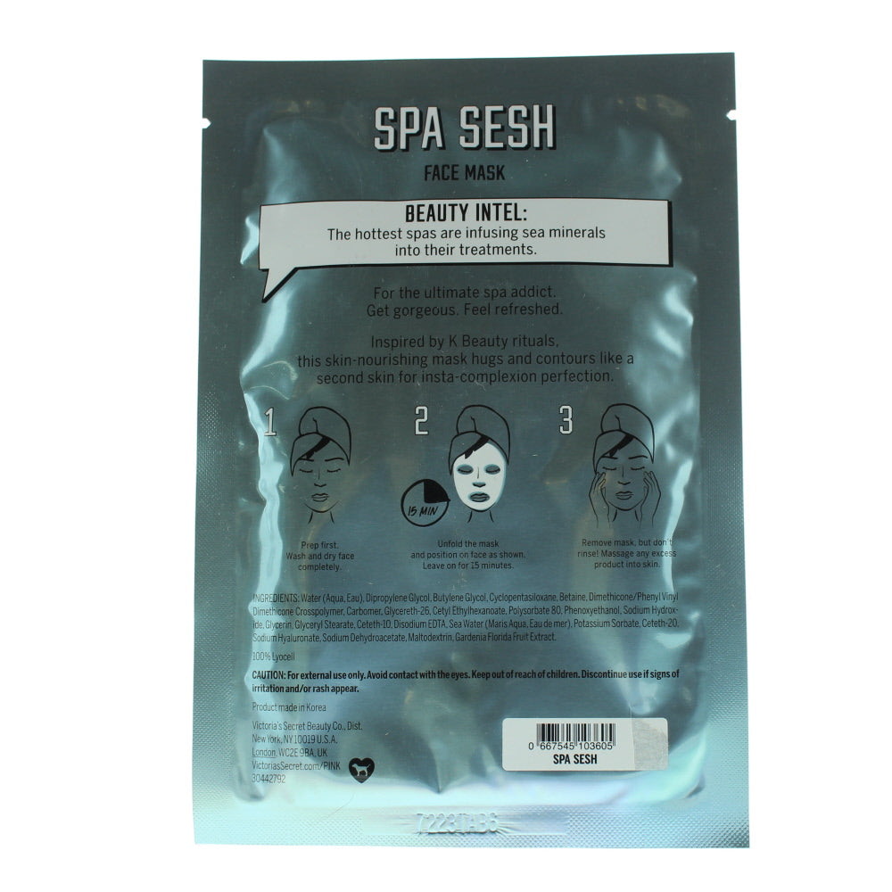 Victoria's Secret Pink Spa Sesh Face Mask 20g - Ingredients