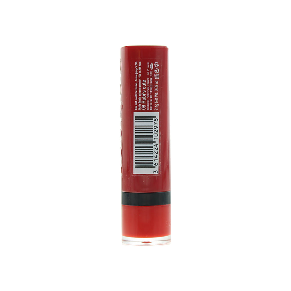Bourjois Rouge Velvet The Lipstick 008 Rubi's Cute Lipstick 2g