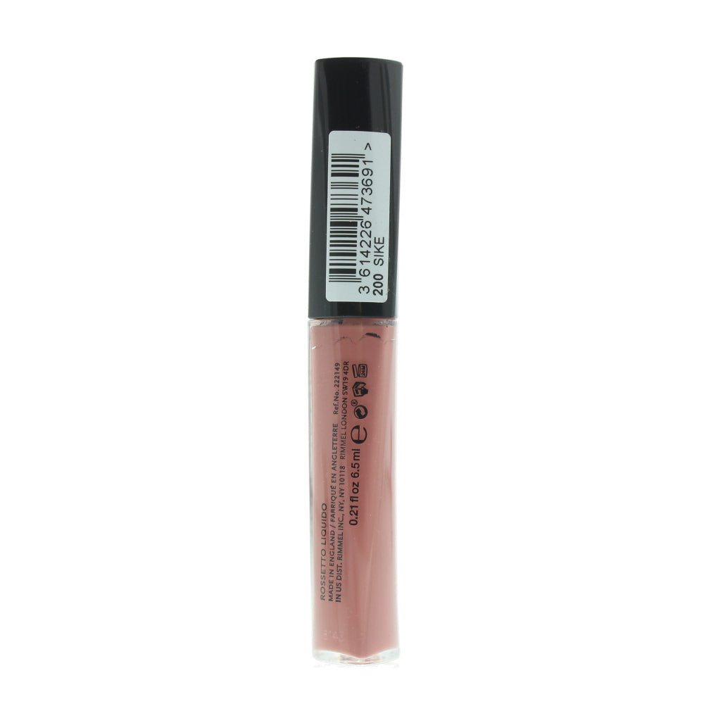 Rimmel Stay Satin Liquid 200 Sike Lipstick 5.5ml