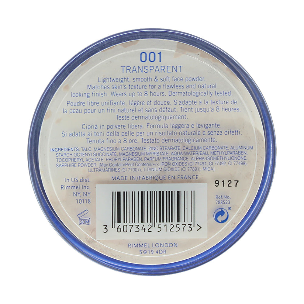 Rimmel Match Perfection Silky  001 Loose Powder 10g