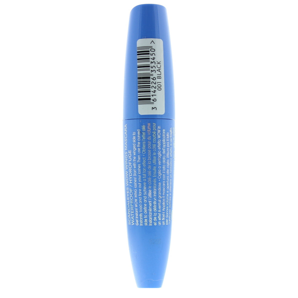 Rimmel Scandaleyes Wow Wings Waterproof 001 Black Mascara 12ml