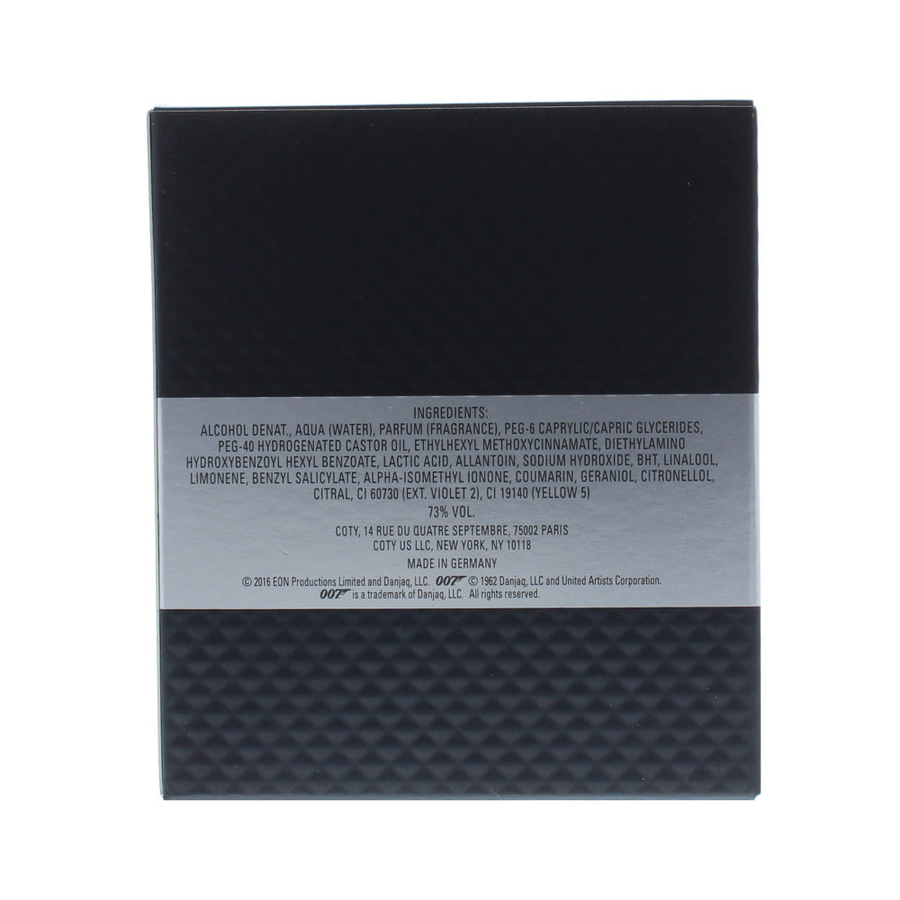 James Bond 007 Aftershave 50ml - Ingredients