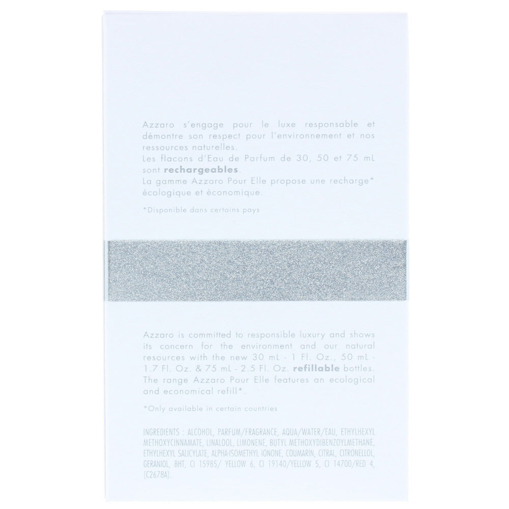 Azzaro Pour Elle Refillable Eau de Parfum 75ml 