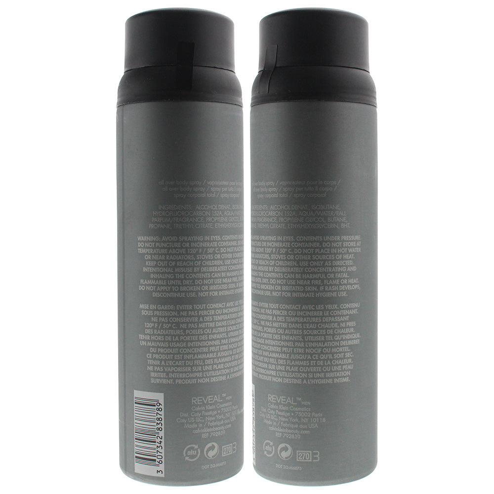 Calvin Klein Reveal Deodorant 152g Spray