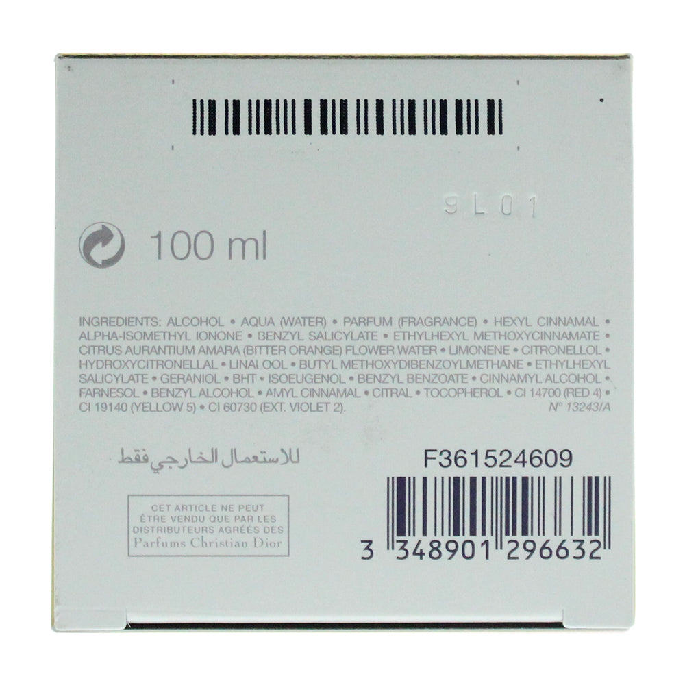 Dior J'adore Eau de Toilette 100ml Spray
