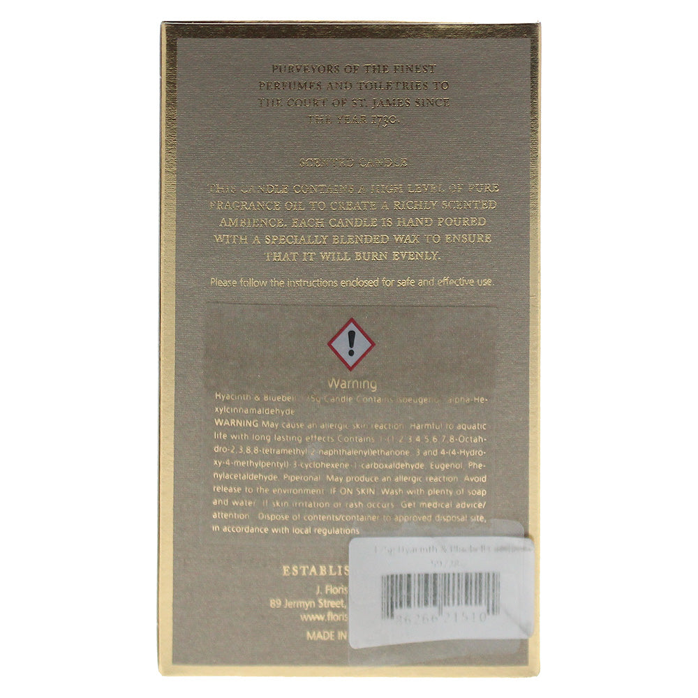 Floris Hyacinth & Bluebell Scented Candle 175g