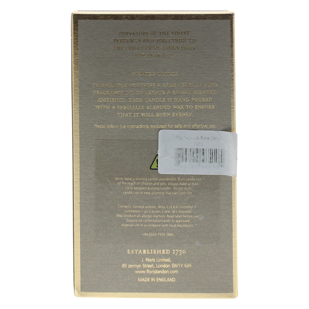 Floris Peony & Rose Scented Candle 175g