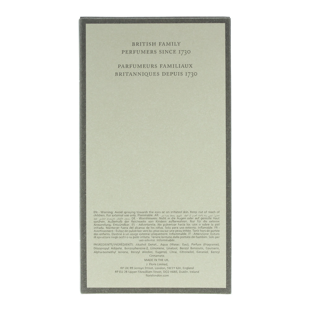 Floris Santal Eau de Toilette 100ml - Ingredients