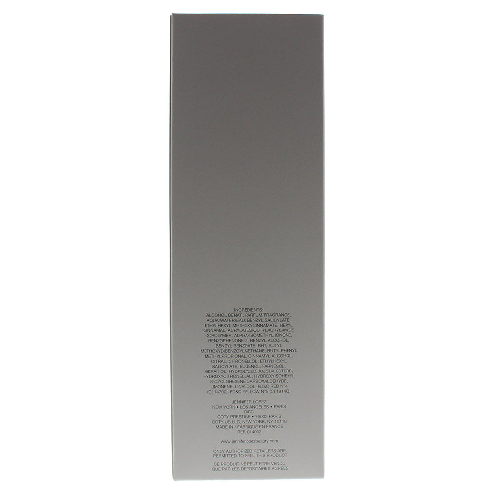 Jennifer Lopez Glow Eau de Toilette 100ml - Ingredients