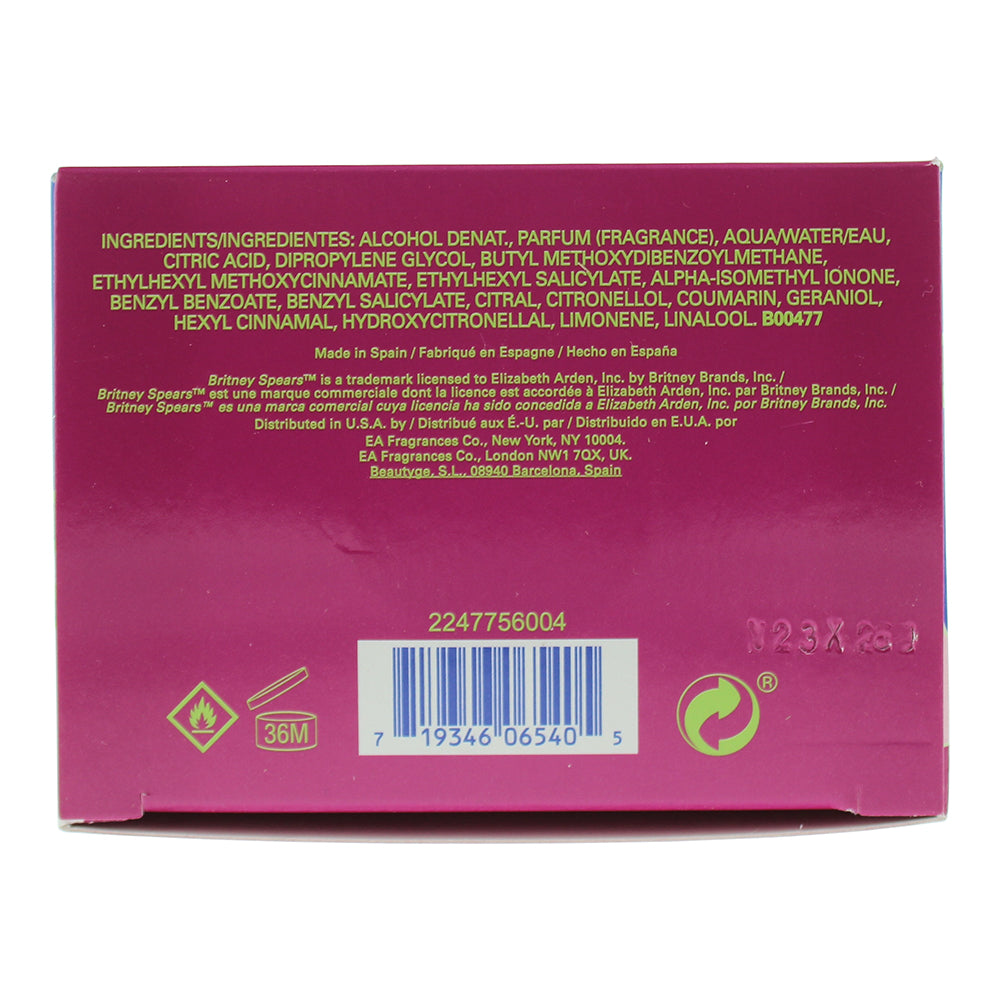 Britney Spears Fantasy Eau de Parfum 100ml - Ingredients