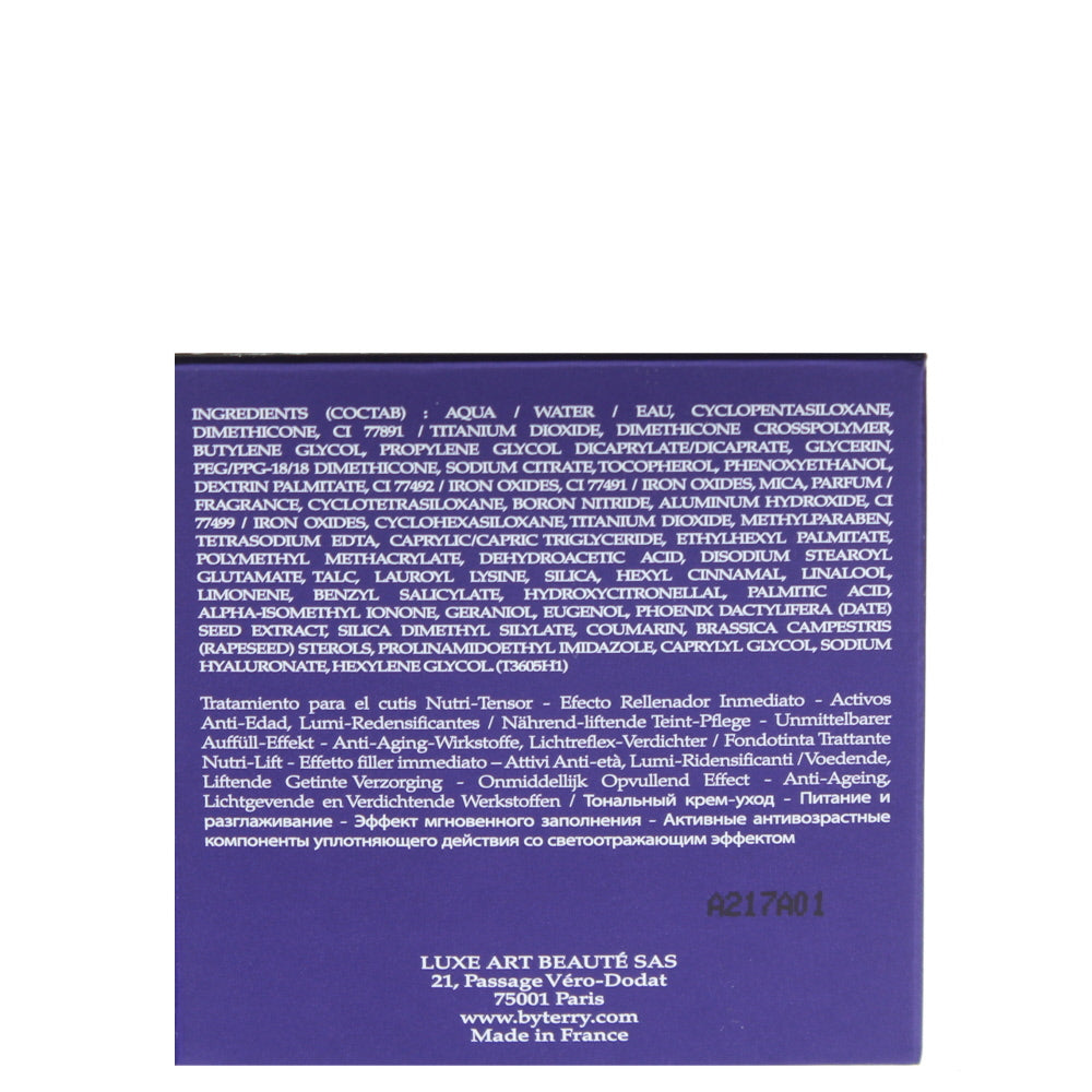 By Terry Éclat Opulent 01 Naturel Radiance Nutri-Lifting Foundation 30ml - Ingredients