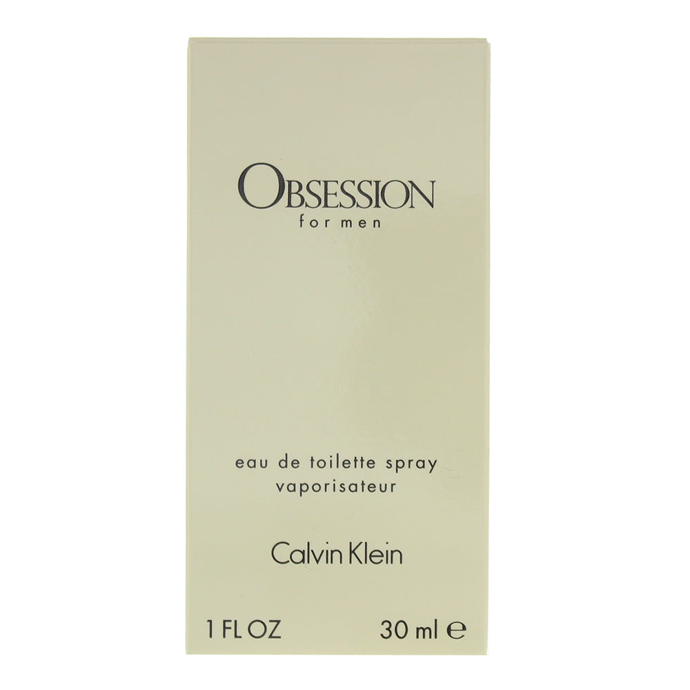 Calvin Klein Obsession For Men Eau de Toilette 30ml  - Box