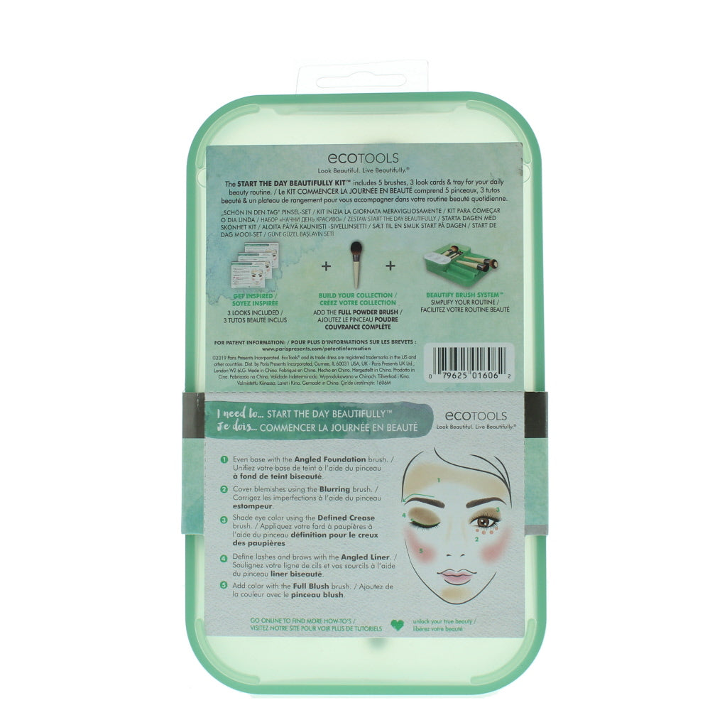 EcoTools Start The Day Beautiful 5 Pieces Make-Up Brush Set : Foundation Brush - - Ingredients
