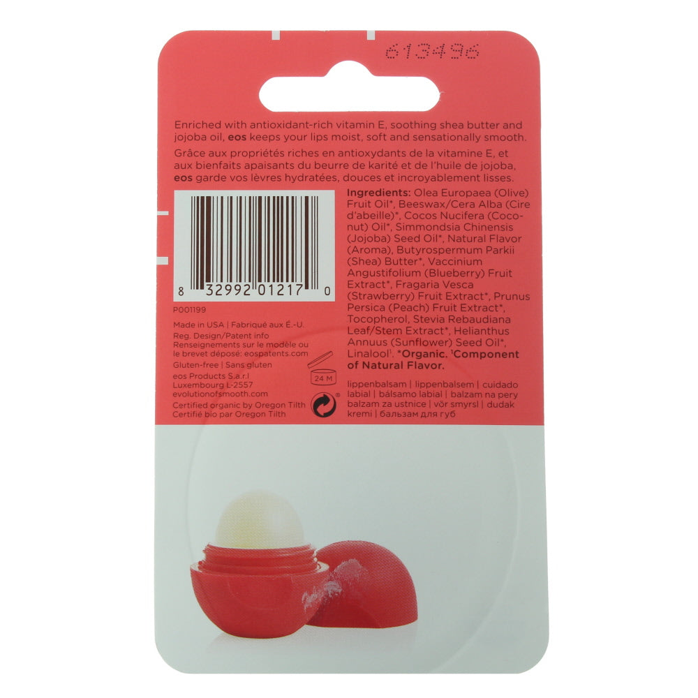 Eos Organic Summer Fruit Smooth Lip Balm 7g