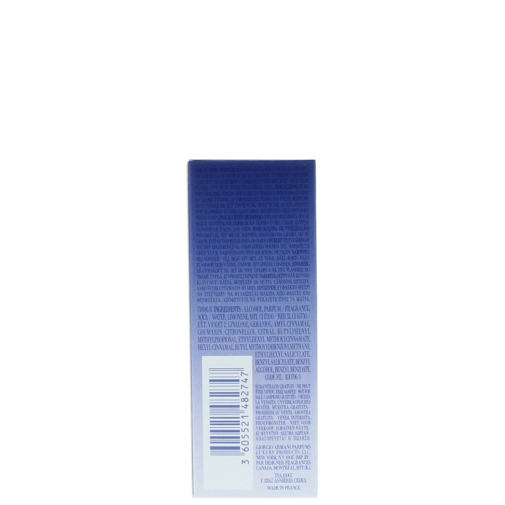 Giorgio Armani Armarni Code Eau de Parfum 20ml Spray - Ingredients