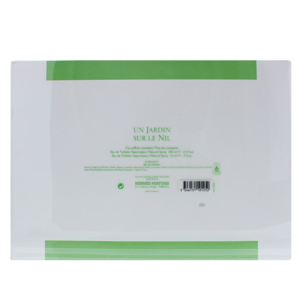Hermés Un Jardin Sur Le Nil Eau de Toilette 2 Pieces Gift Set : Eau de Toilette 