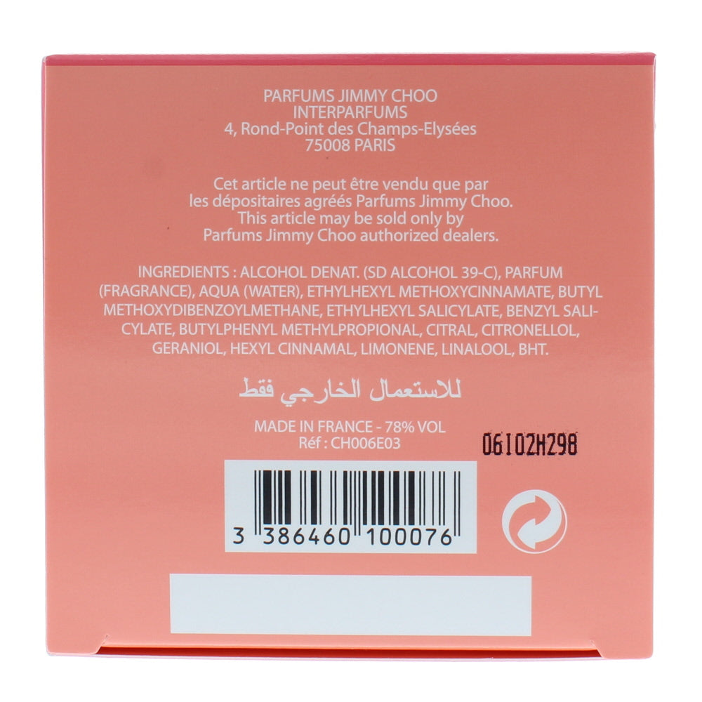 Jimmy Choo Blossom Special Edition Eau de Parfum 40ml - Ingredients