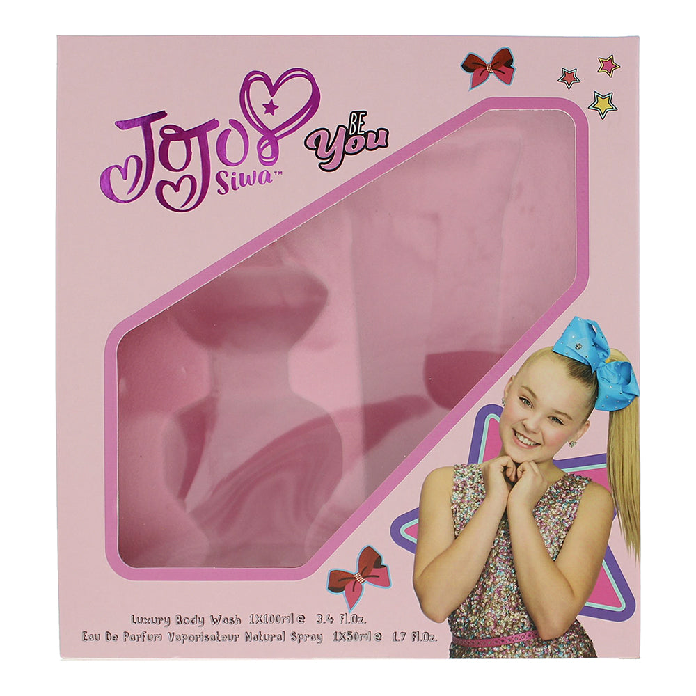 JoJo Siwa Be You Eau de Parfum 2 Pieces Gift Set : Eau de Parfum 50ml - Body Was - Box