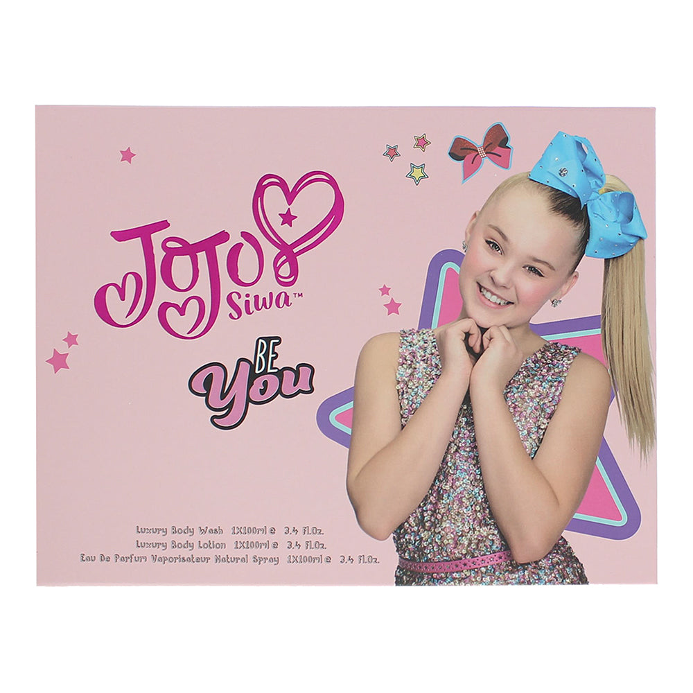 JoJo Siwa Be You Eau de Parfum 3 Pieces Gift Set : Eau de Parfum 100ml - Body Wa - Box