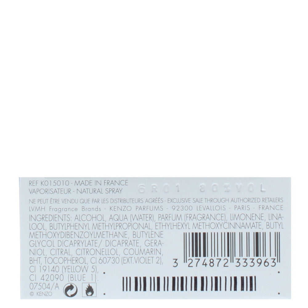 Kenzo L'Eau Par Kenzo Pour Homme Eau de Toilette 30ml Spray 