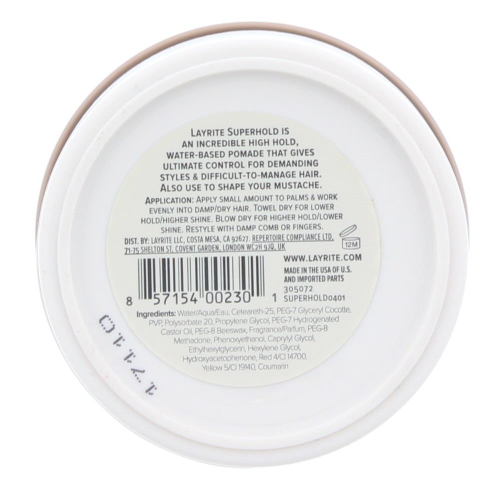 Layrite Superhold Pomade 120g
