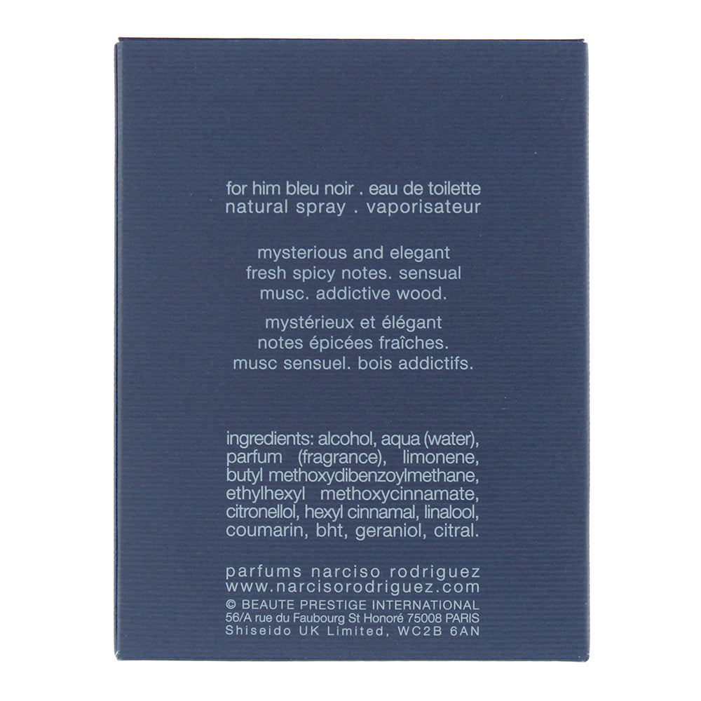 Narciso Rodriguez Bleu Noir Eau de Toilette 50ml
