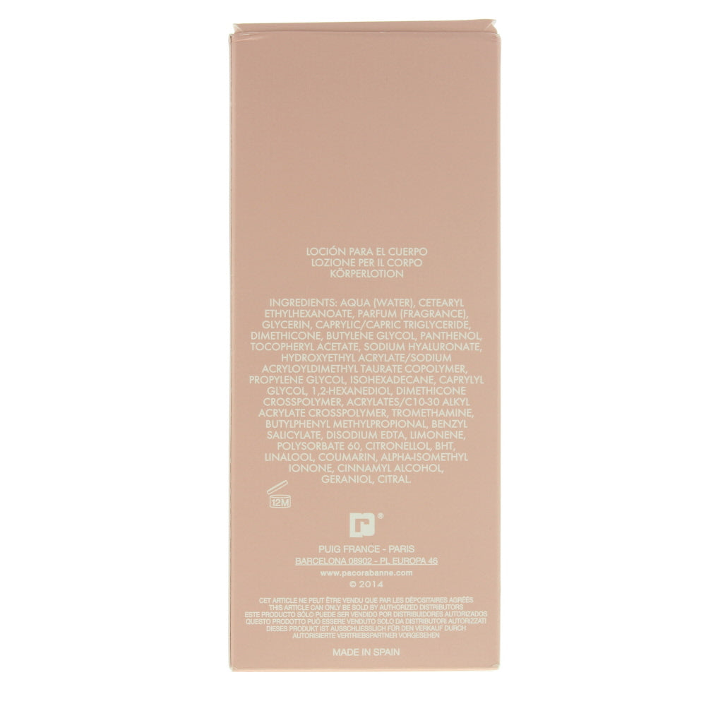 Paco Rabanne Olympéa Sensual Body Lotion 200ml - Ingredients