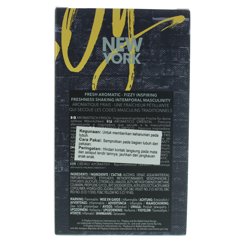 Playboy New York Eau de Toilette 100ml 