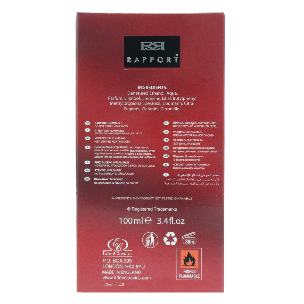 Rapport Eau de Toilette 100ml 